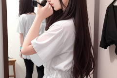 there-is-a-anime-girl-that-is-posing-in-front-of-a-mirror-2