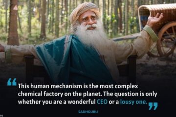 Best quotes of sadhguru - This human mechanism is the most complex chemical factory on the planet. The question is only whether you are a wonderful CEO or a lousy one.