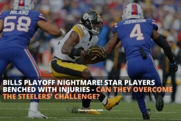 Bills Playoff Nightmare! Star Players Benched with Injuries - Can They Overcome the Steelers' Challenge?