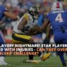 Bills Playoff Nightmare! Star Players Benched with Injuries - Can They Overcome the Steelers' Challenge?